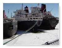 des bateaux dans le Saint-Laurent