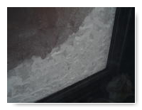 froid: fenêtres gelées