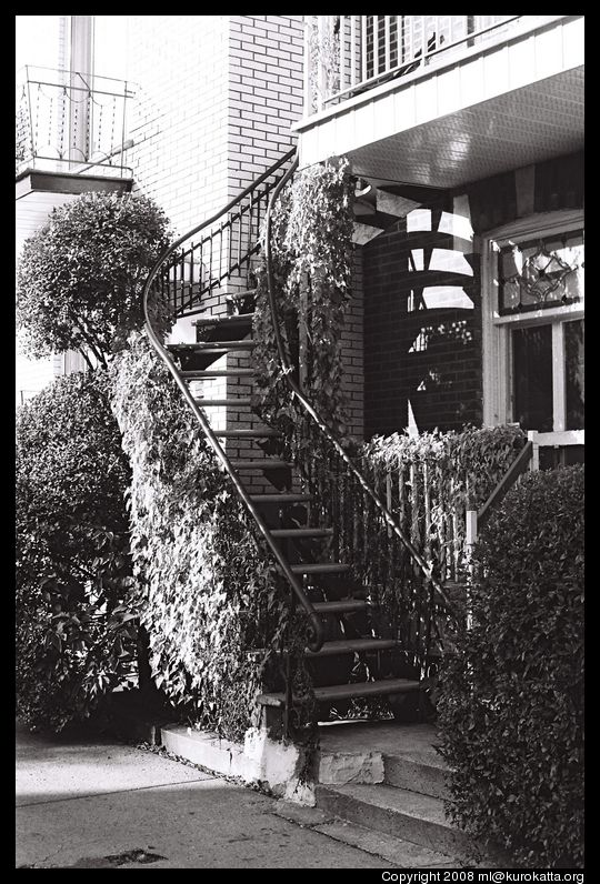 escalier extérieur