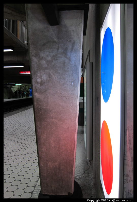 béton du métro