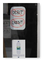 no debit, no credit, no nothing