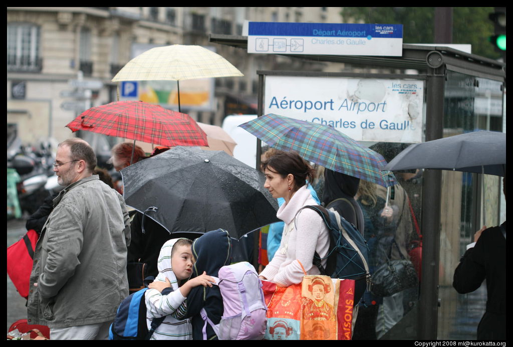 les parapluies de la gare de Lyon