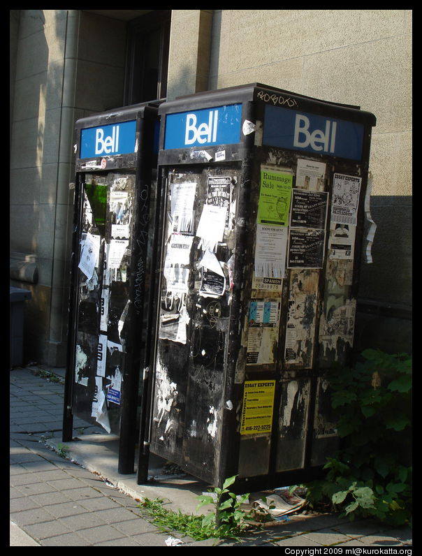 Bell phone booths