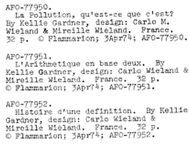 Catalog of Copyright Entries, 1974