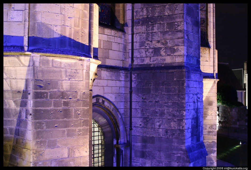 cathédrale de nuit