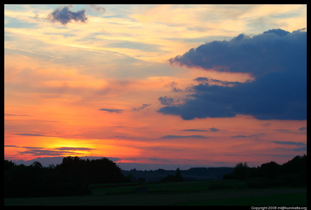 coucher de soleil