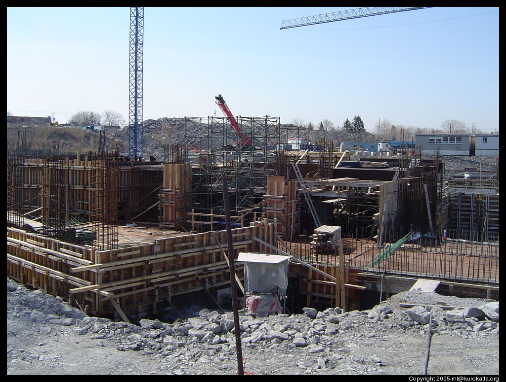 travaux du métro côté Laval