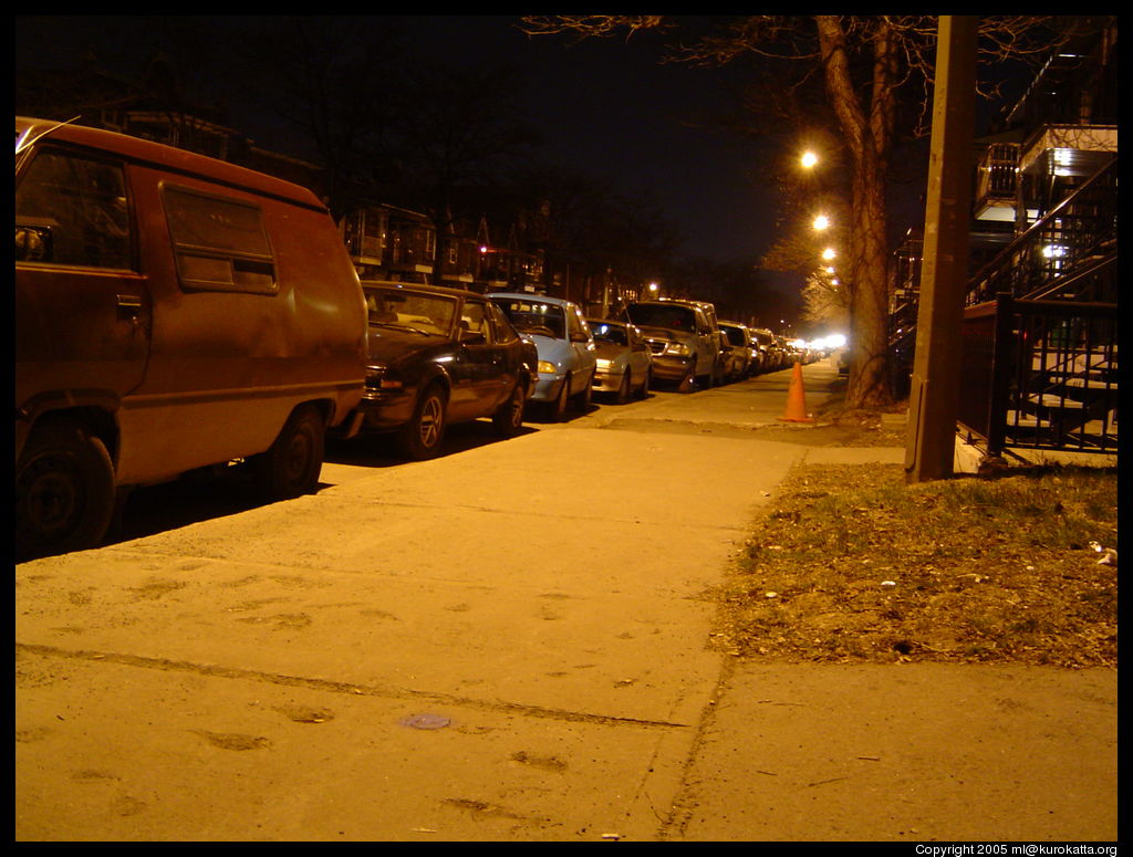 rue Berri de nuit