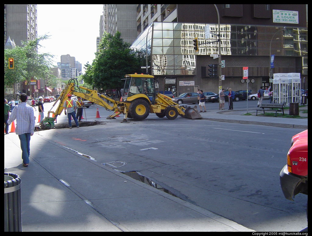 Montréal, éternellement en travaux