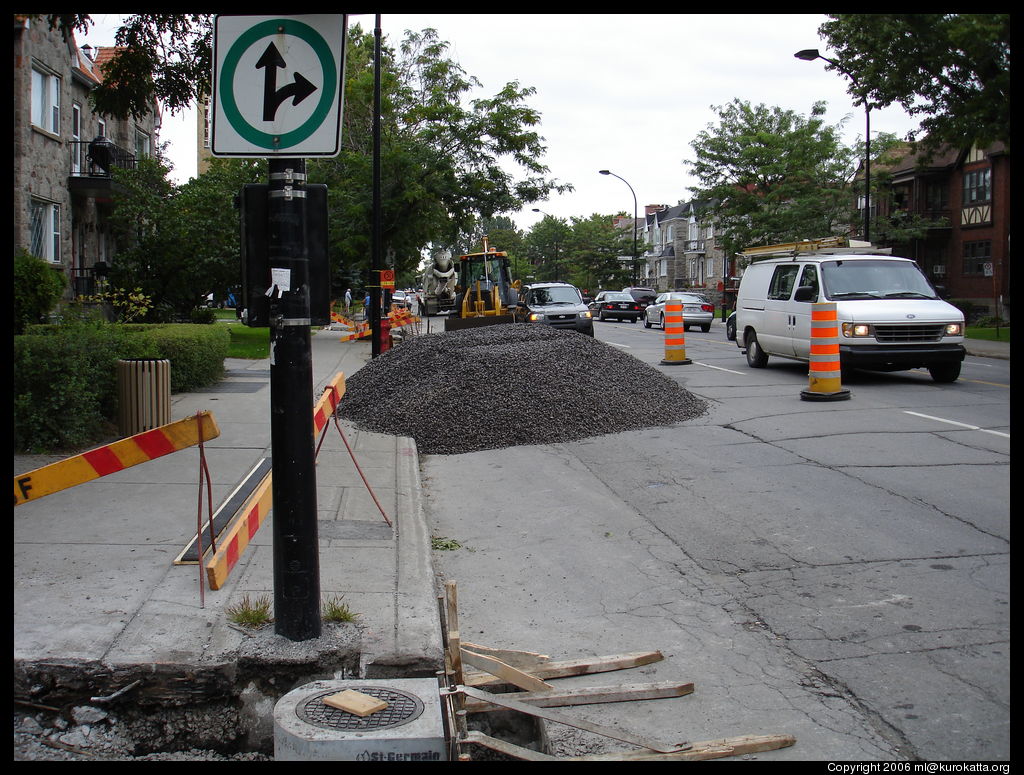 rénovation chemin de la Côte-Sainte-Catherine