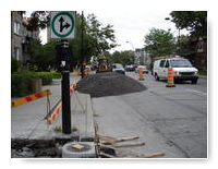 rénovation chemin de la Côte-Sainte-Catherine