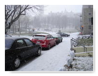 légère neige sur Louis-Colin