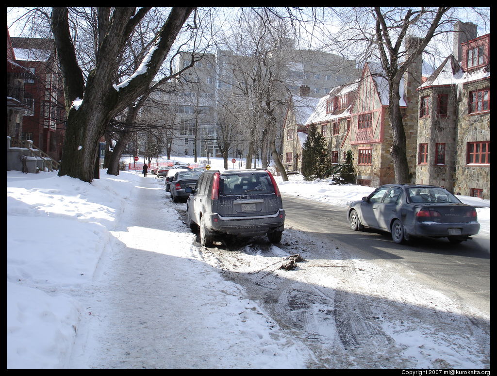 Montréal, -22°C, ensoleillé