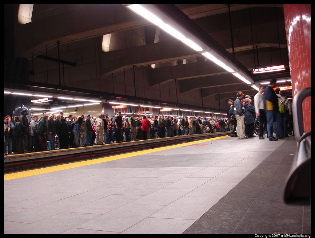 beaucoup de monde à Montmorency