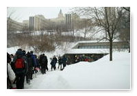 rush du matin à Université-de-Montréal