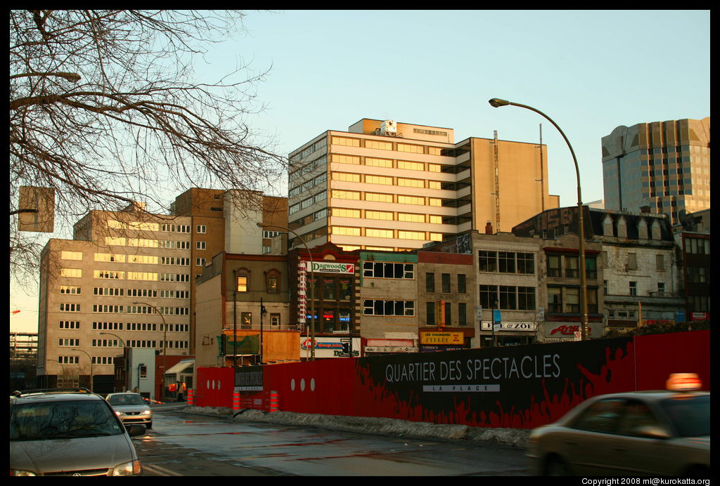 « quartier des spectacles »