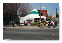 marché sur Côte-des-Neiges