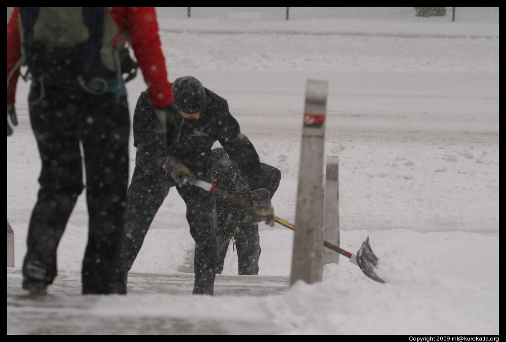 déneigement vigoureux