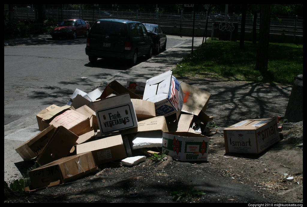 boîtes abandonnées