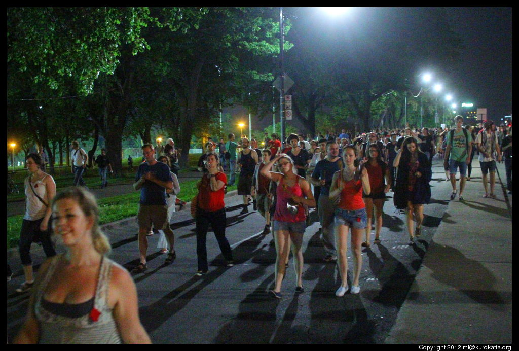 manif de nuit