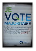 je vote majoritaire