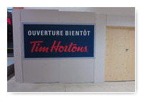 Tim Hortons bientôt