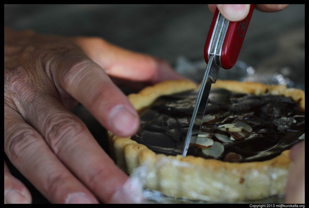 coupe de gâteau