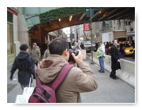 some dudes photographing a striker