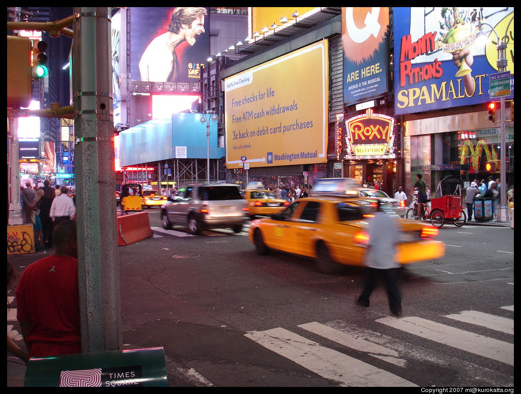 Times Square—at night