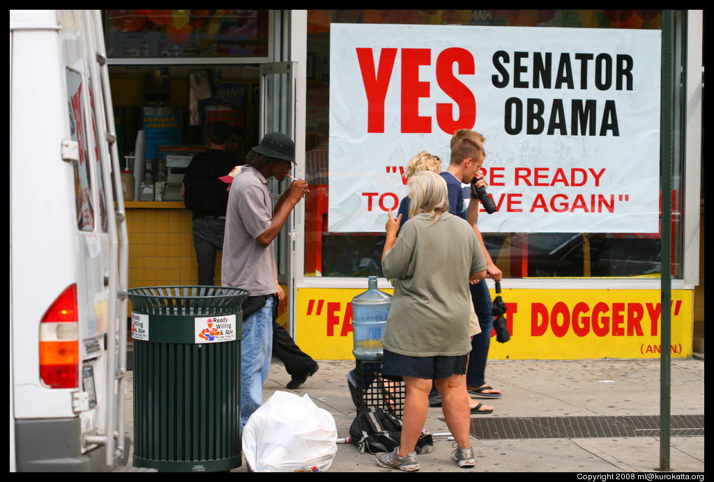 Yes, senator Obama