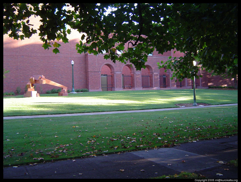 UO campus - sculptures