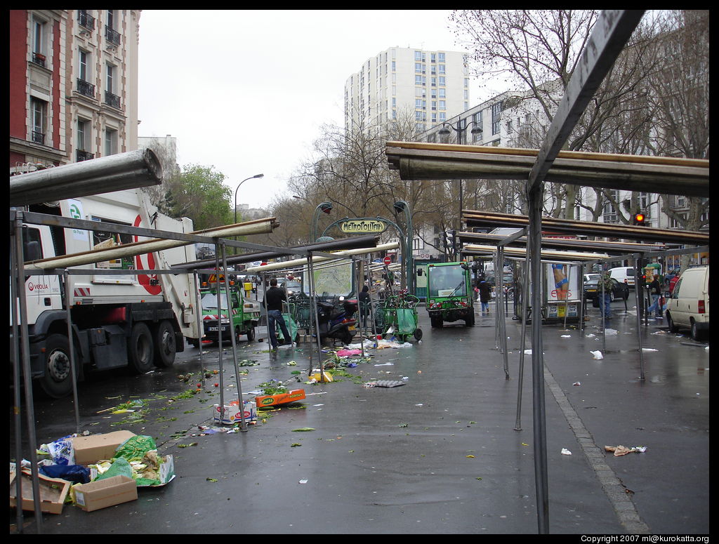 marché rue de Charonne