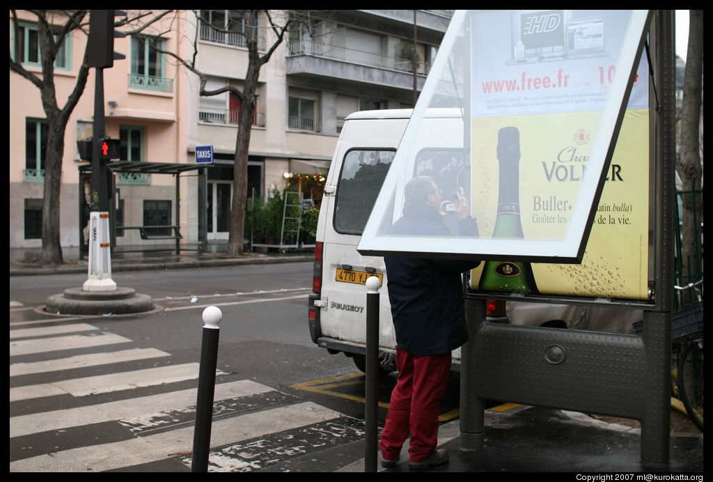 maintenance de panneau Freebox