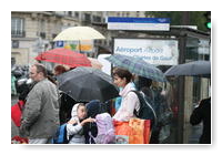 les parapluies de la gare de Lyon