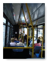 on the bus